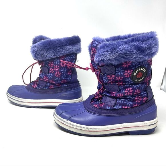 Avalanche By Cougar Angie Girls Snow Boots Size 4 - Picture 5 of 9